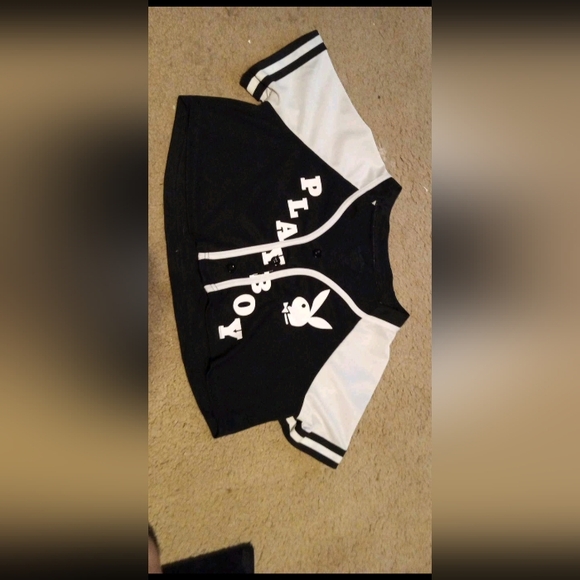 Playboy jersey crop top - Picture 1 of 2